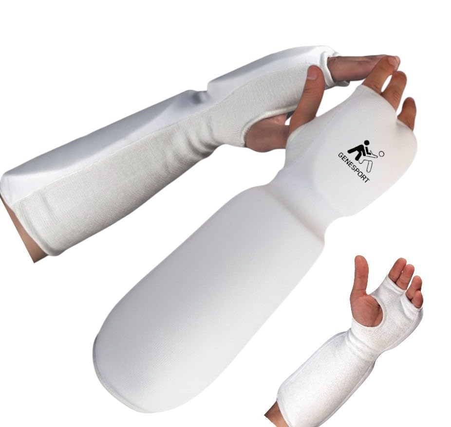 Fist & Hand Forearm Guards – Curved Padded Arm Pads Sleeves Protection - Pair