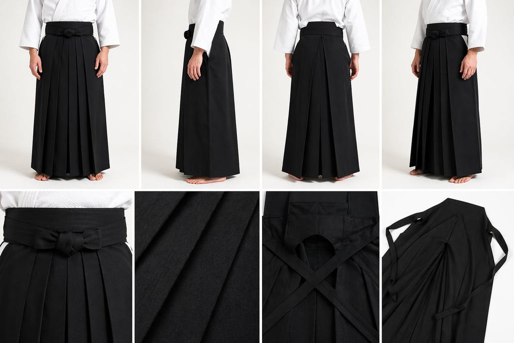 Aikido Kendo Traditional Deluxe Polycotton Hakama Pants Uniform