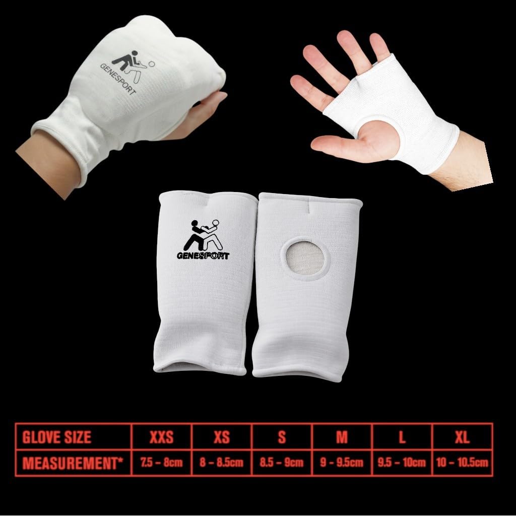 Martial Arts Elasticated Fist Guard Protector - Pair