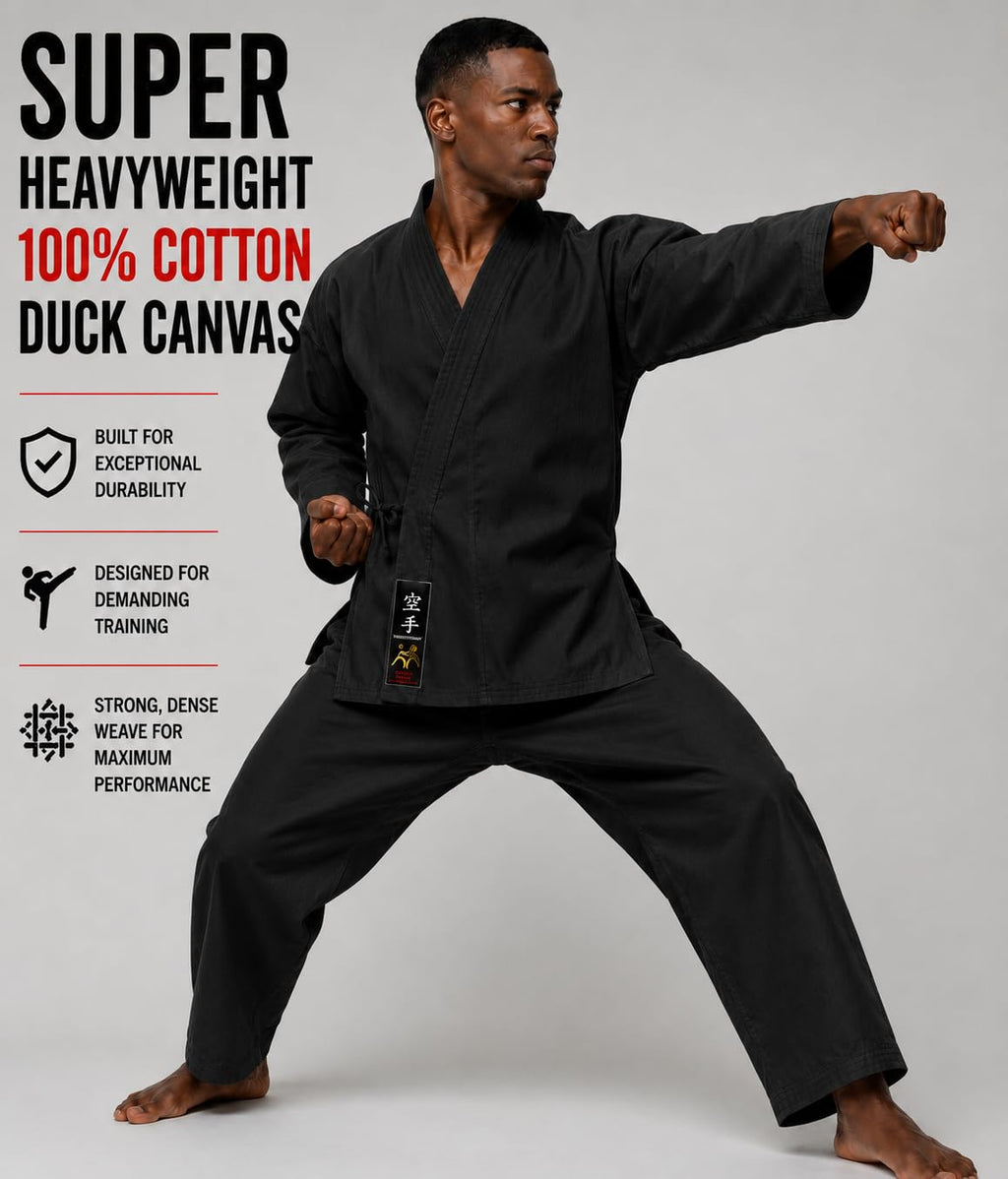 Heavyweight Karate Gi Uniform – 12 oz 100% Cotton