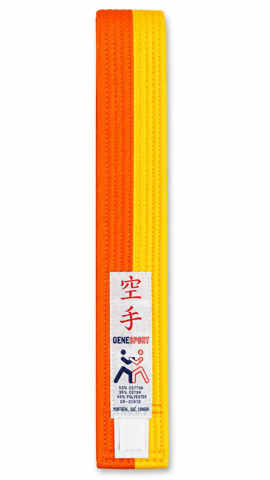 Rank Belt - Half & Half Dual Color - Poly-Cotton