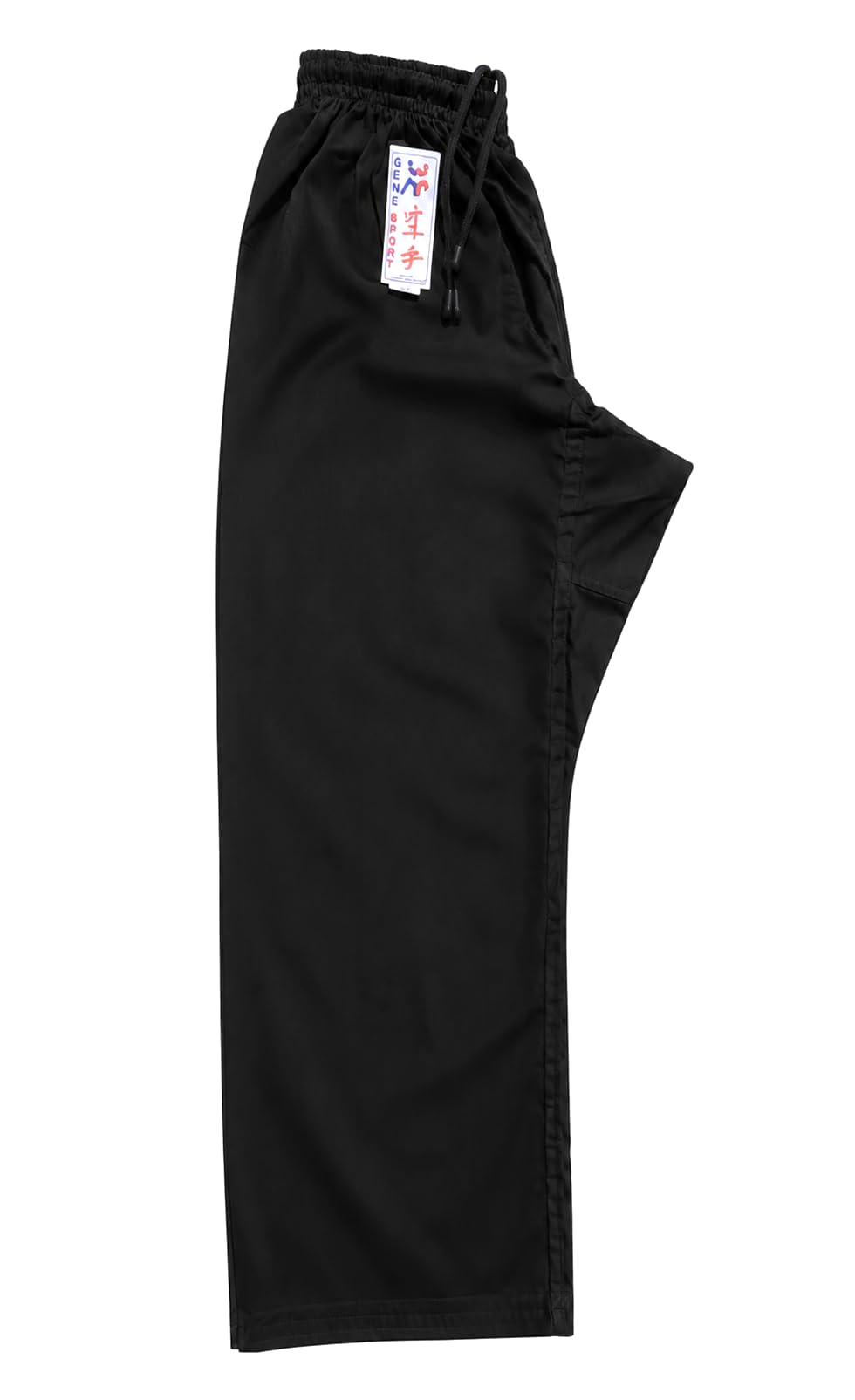 Karate Gi Uniform – Lightweight Training Suit with Belt - Black Top/Pants