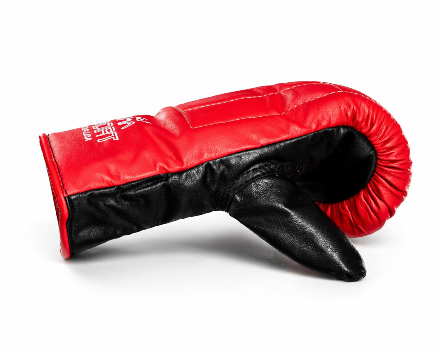 Boxing Heavy Bag Gloves – Old School Pro Training Gloves, Genuine Leather, Classic Vintage Style, Durable Padding for Bag Work & Fitness - Pair