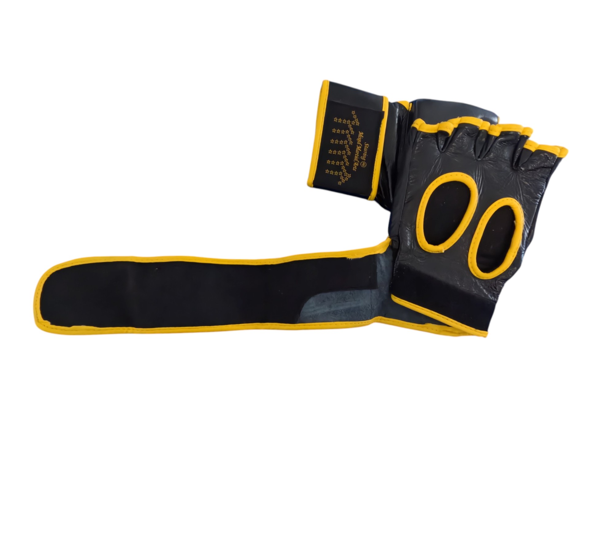 Grappling Gloves – Genuine Leather Handcrafted MMA Training Gloves for Boxing & Martial Arts - Image 4