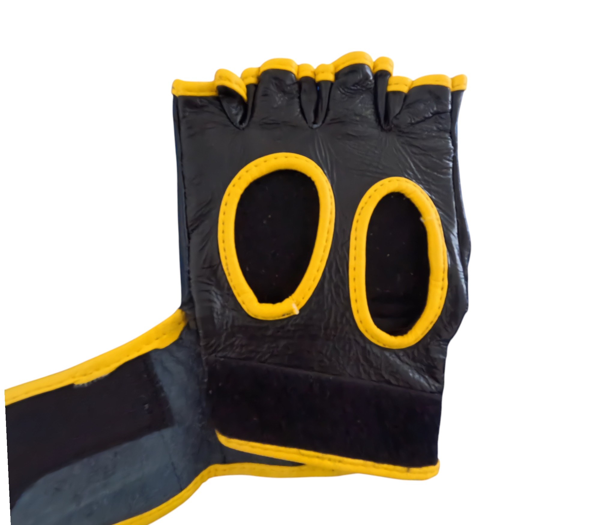 Grappling Gloves – Genuine Leather Handcrafted MMA Training Gloves for Boxing & Martial Arts - Image 3