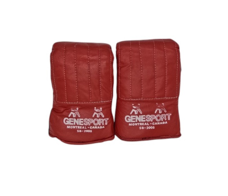 Mixed Martial Arts Leather Bag Gloves – Old School Style Heavy Bag Boxing Training Gloves - Image 3