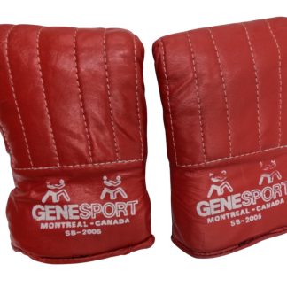 Mixed Martial Arts Leather Bag Gloves – Old School Style Heavy Bag Boxing Training Gloves
