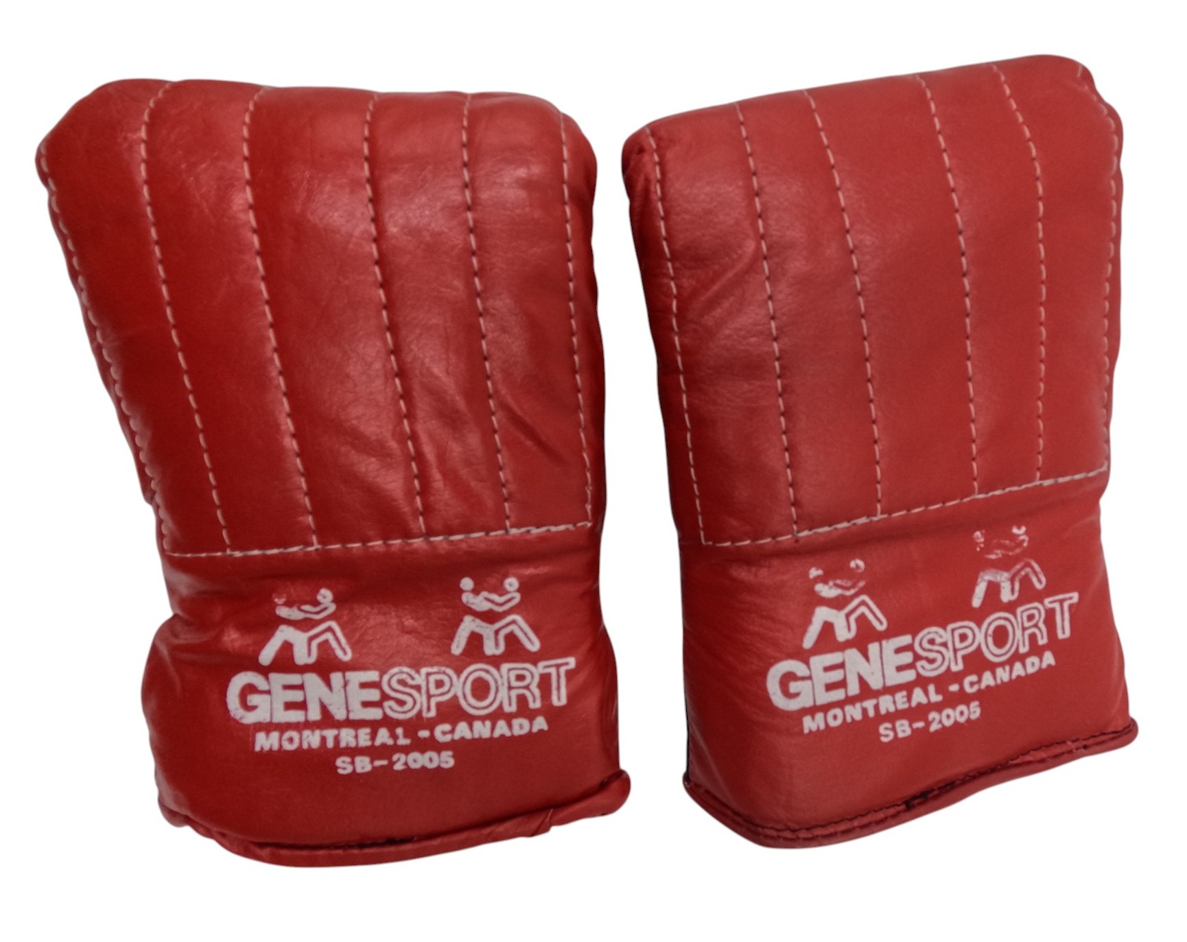 Mixed Martial Arts Leather Bag Gloves – Old School Style Heavy Bag Boxing Training Gloves