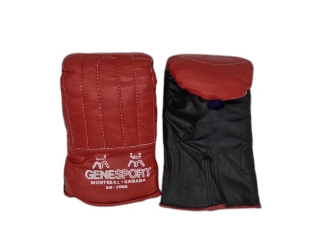 Mixed Martial Arts Leather Bag Gloves – Old School Style Heavy Bag Boxing Training Gloves - Image 2