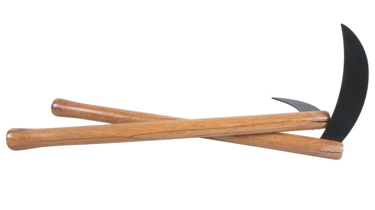 Martial Arts Wooden Kama 18” – Unsharpened Steel Bladed - Image 4