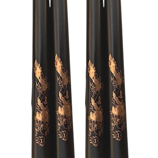 Lightweight Hollow Plastic Training Nunchucks – 12" Martial Arts Practice Sticks with Metal Chain (2 Pack)