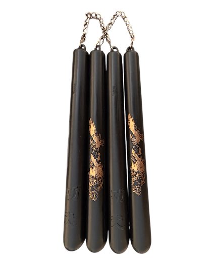 Lightweight Hollow Plastic Training Nunchucks – 12" Martial Arts Practice Sticks with Metal Chain (2 Pack) - Image 2