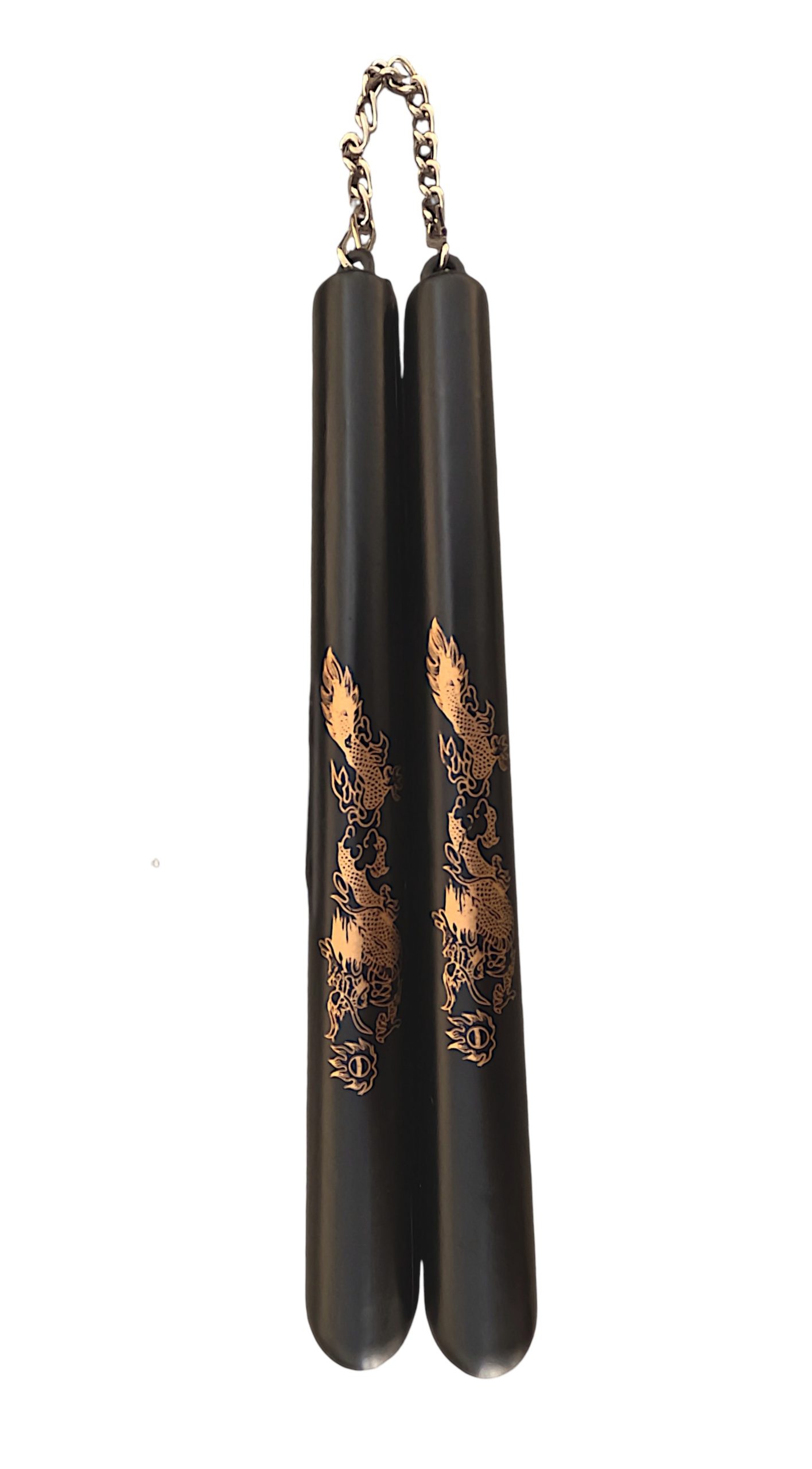 Lightweight Hollow Plastic Training Nunchucks – 12" Martial Arts Practice Sticks with Metal Chain (2 Pack) - Image 3